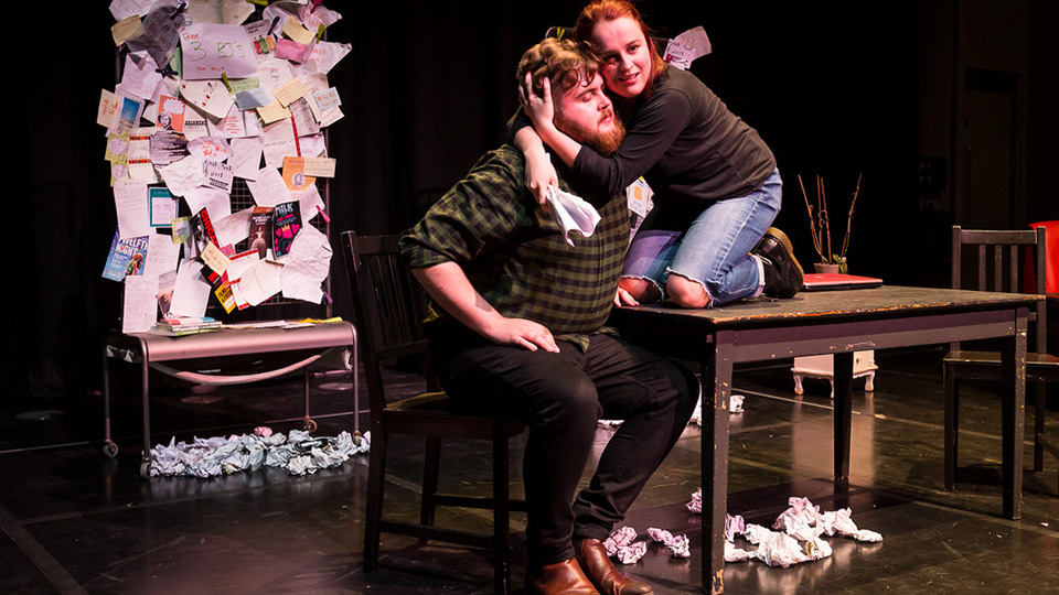 A final year performance in the George Wood Theatre