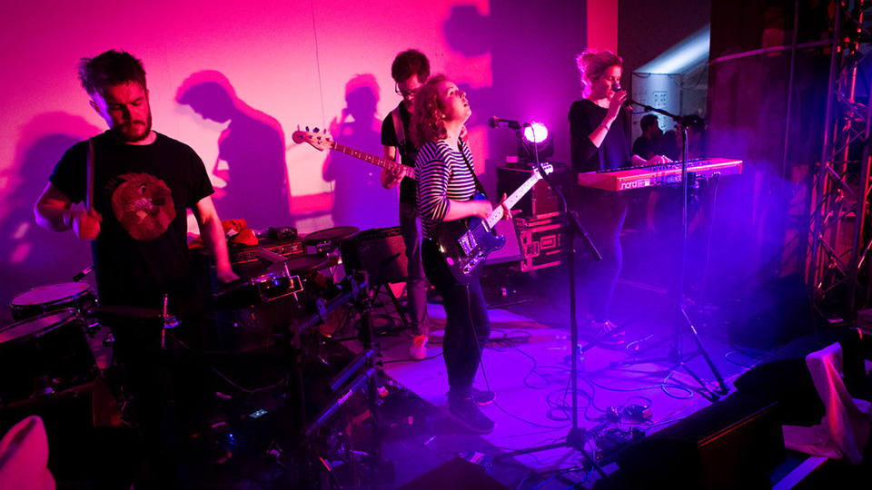 Students taking their work out of the studio and performing live