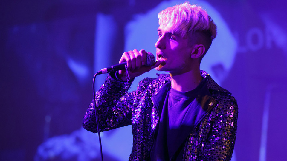 Students singing live out of the studio