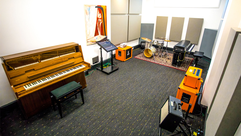 Studio 2 at Goldsmiths Music Studios