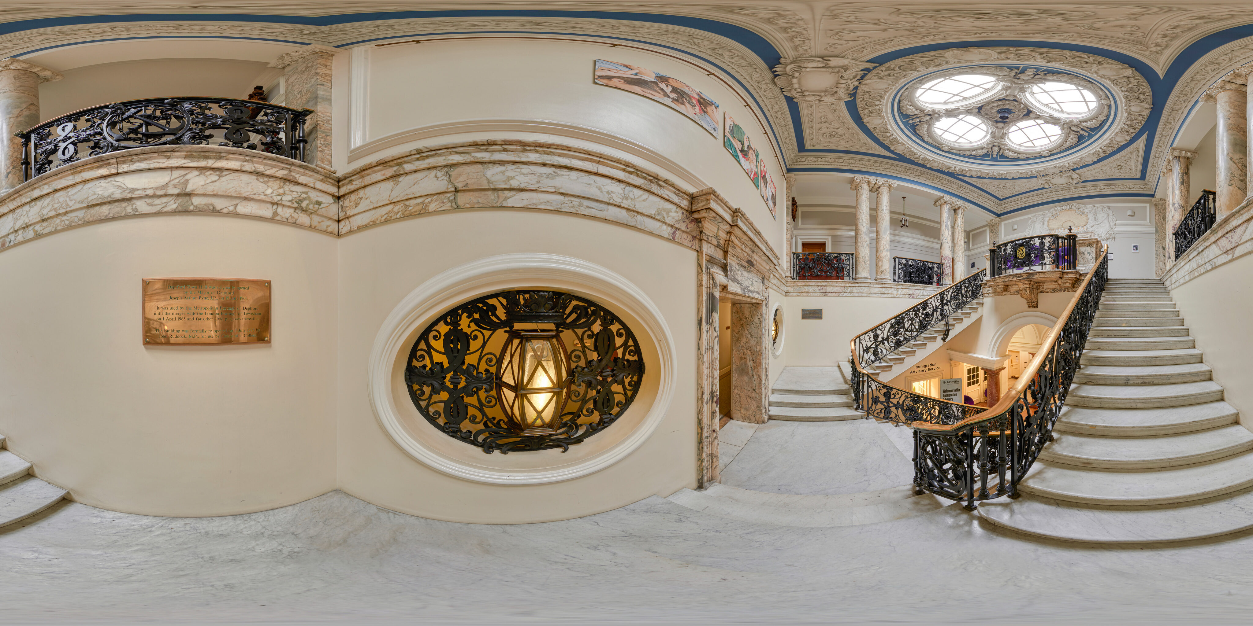 360 of Deptford Town Hall Building Reception