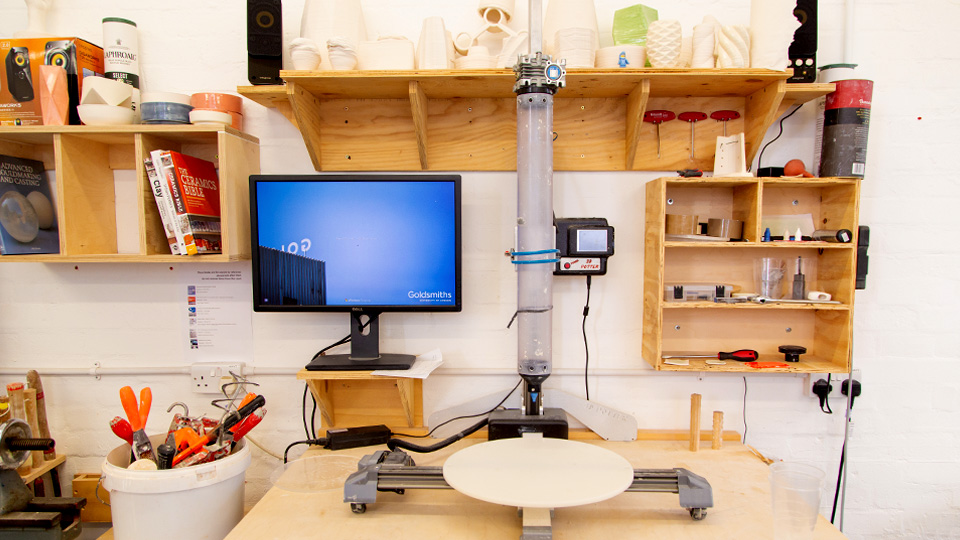 Computer controlled ceramic moulding equipment