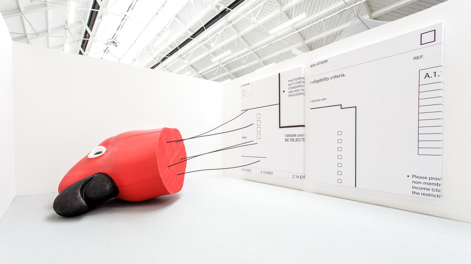 An art exhibition in Laurie Grove Baths