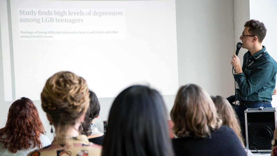 An event hosted in the ground floor events space