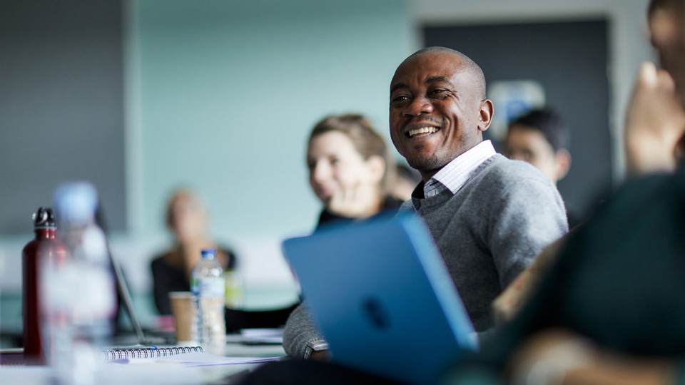 Students enjoying a seminar in one of our teaching spaces